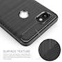 Caseflex Google Pixel 2 XL Carbon Fibre TPU Case Silicone Cover - Black