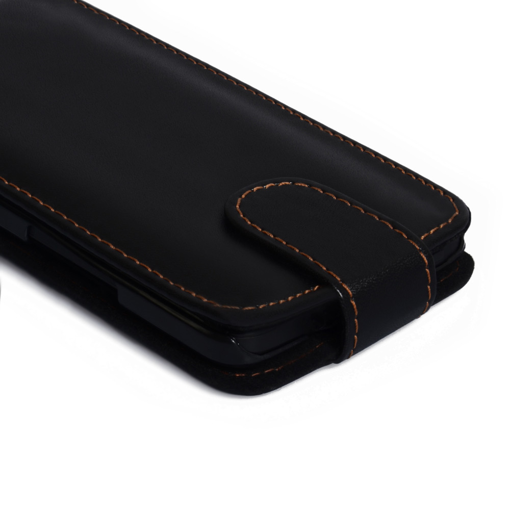 YouSave Accessories HTC One Leather Effect Flip Case - Black