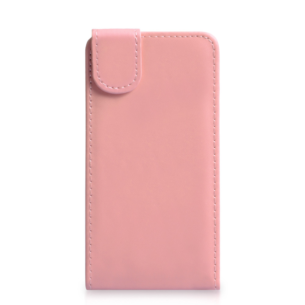 YouSave Accessories HTC One Leather Effect Flip Case - Baby Pink