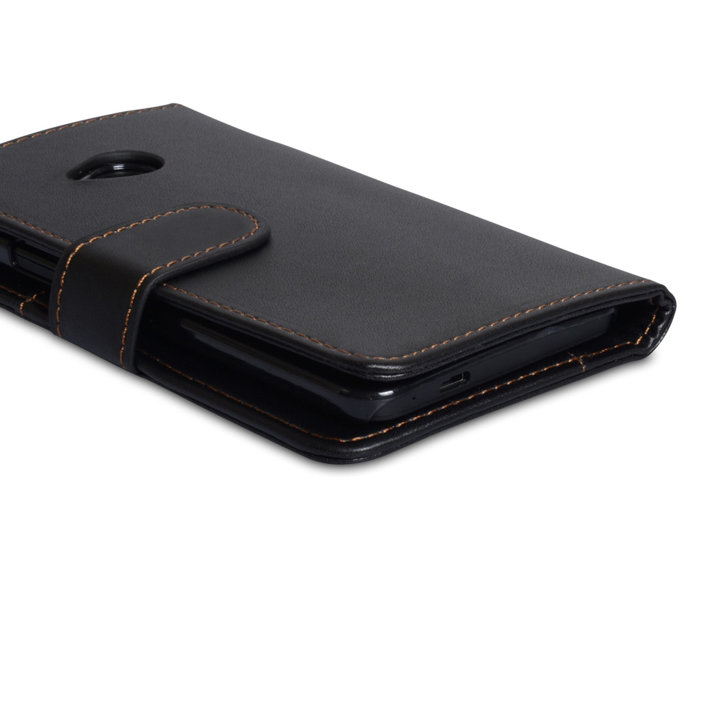 YouSave Accessories HTC One Leather Effect Wallet Case - Black