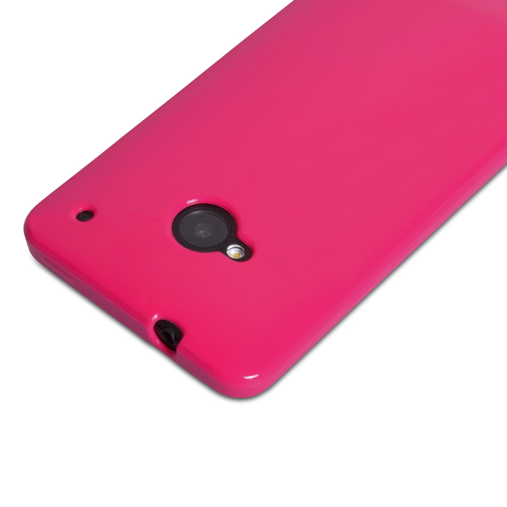 YouSave Accessories HTC One Silicone Gel Case - Pink