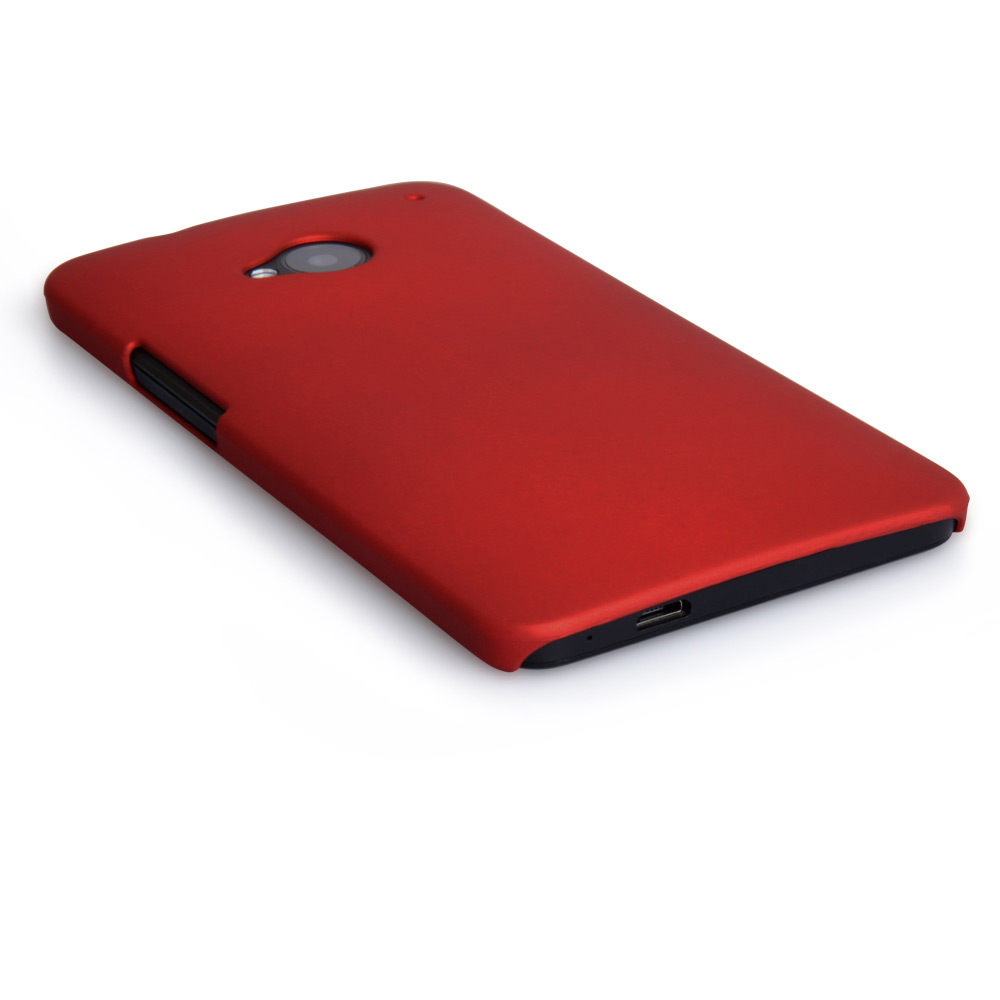 YouSave Accessories HTC One Hard Hybrid Case - Red