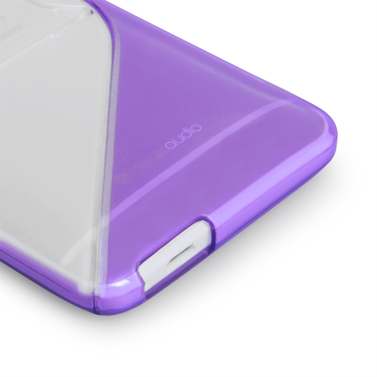 Caseflex HTC One Mini Gel Stand Case - Purple