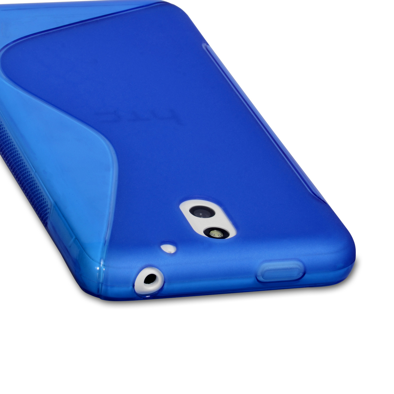 Caseflex HTC Desire 610 Silicone Gel S-Line Case - Blue