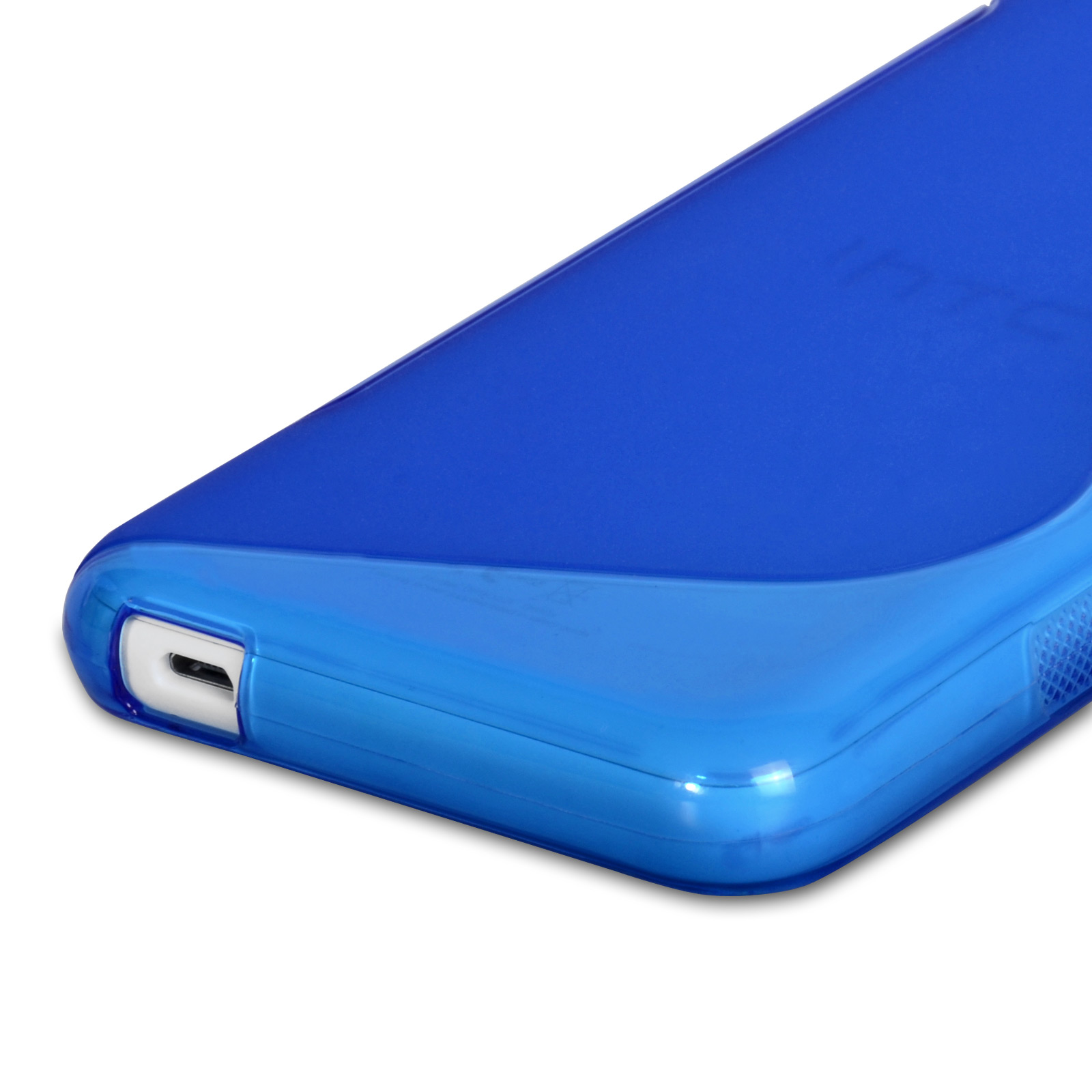 Caseflex HTC Desire 610 Silicone Gel S-Line Case - Blue