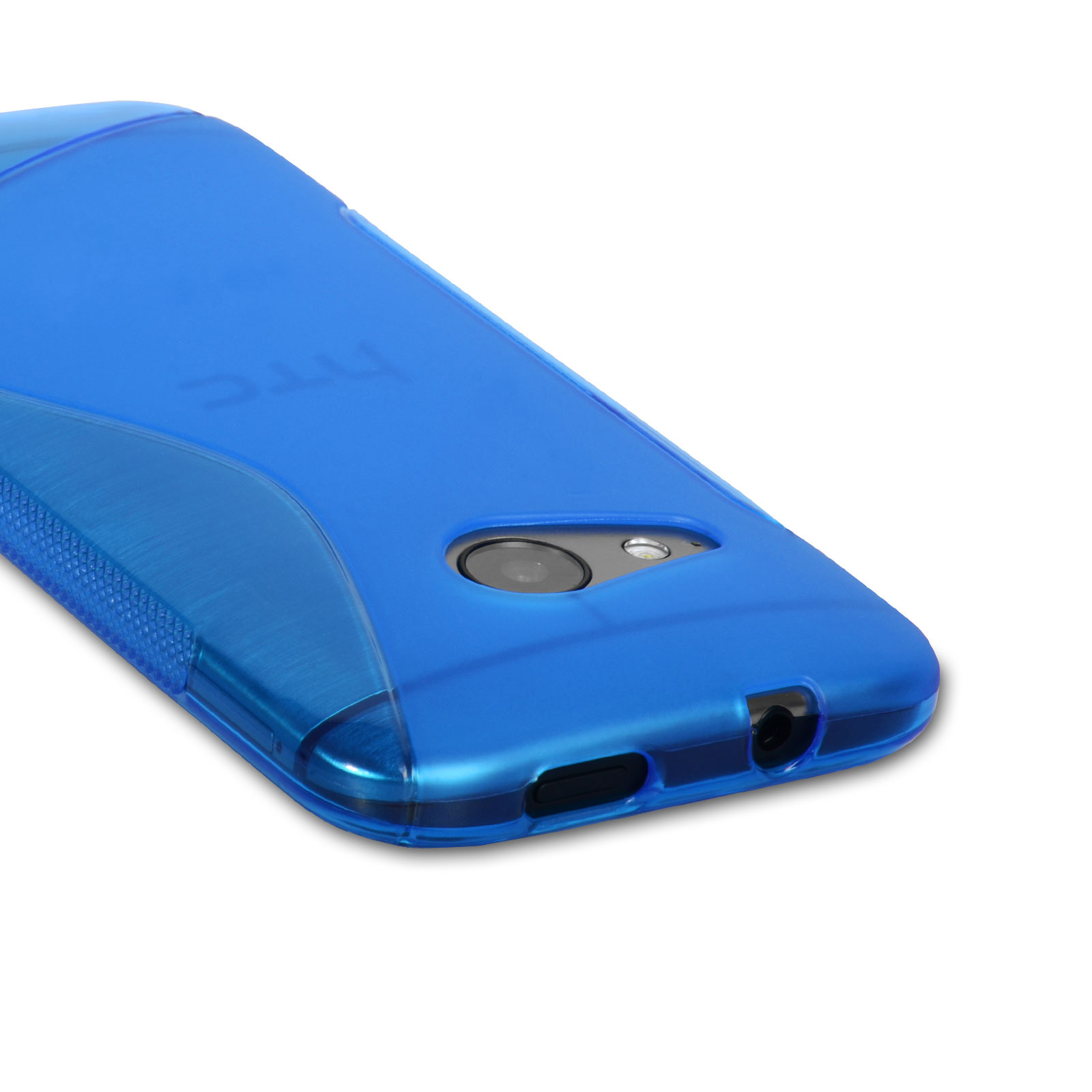 Caseflex HTC One Mini 2 Silicone Gel S-Line Case - Blue