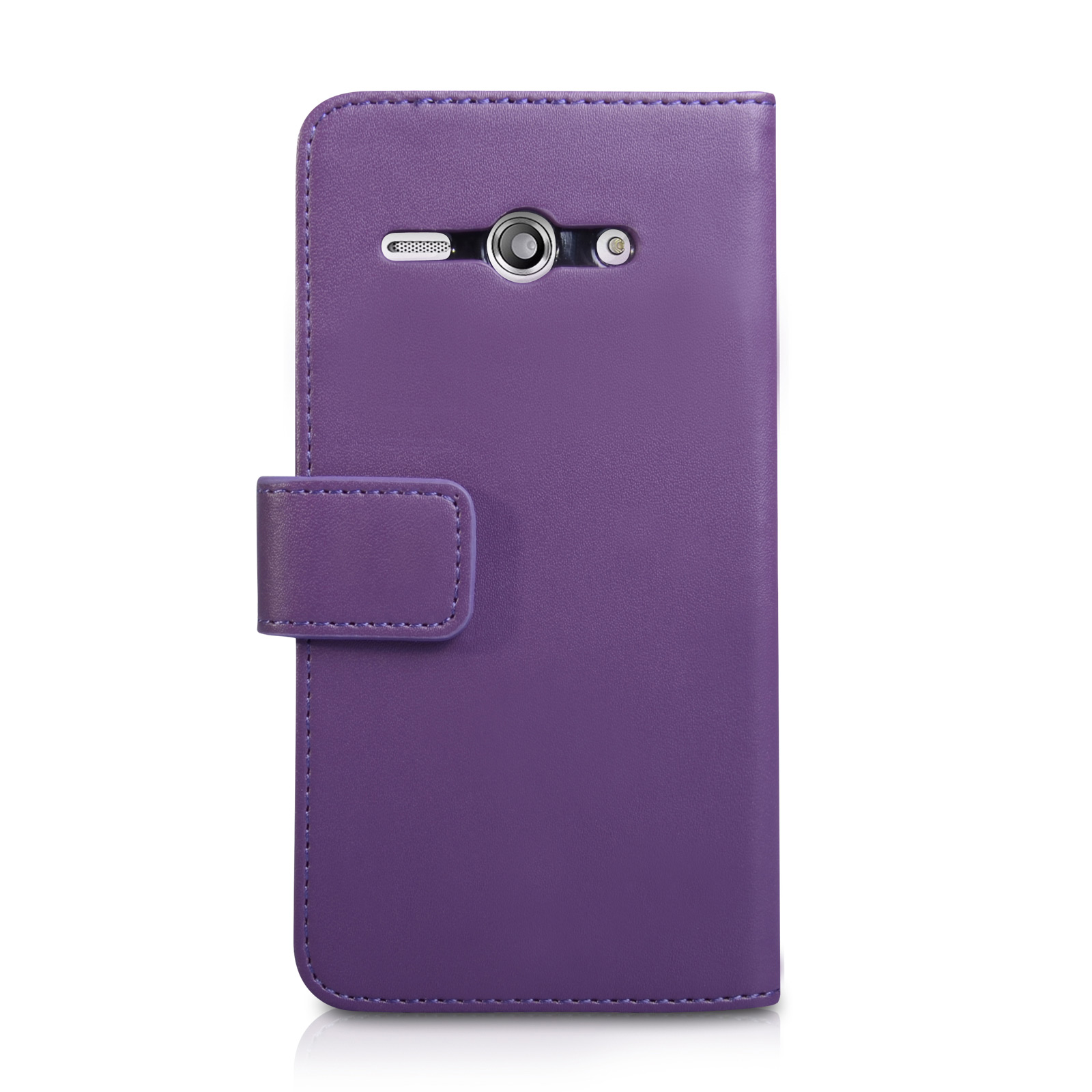 YouSave Huawei Ascend Y530 Leather-Effect Wallet Case - Purple