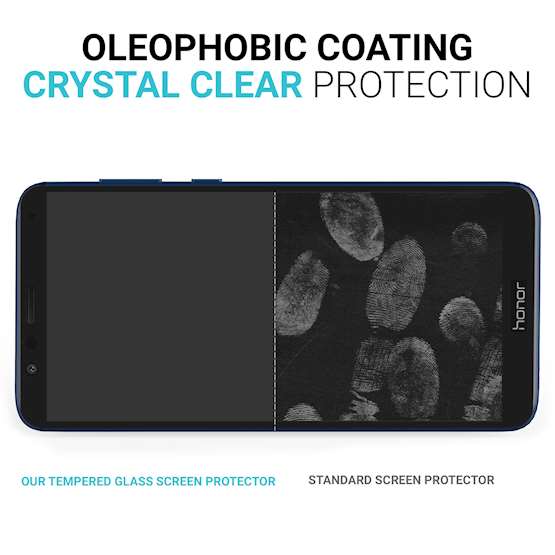Huawei Honor 7X Glass Screen Protectors with Black Edge