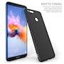 Huawei Honor 7X Matte Gel Case - Solid Black