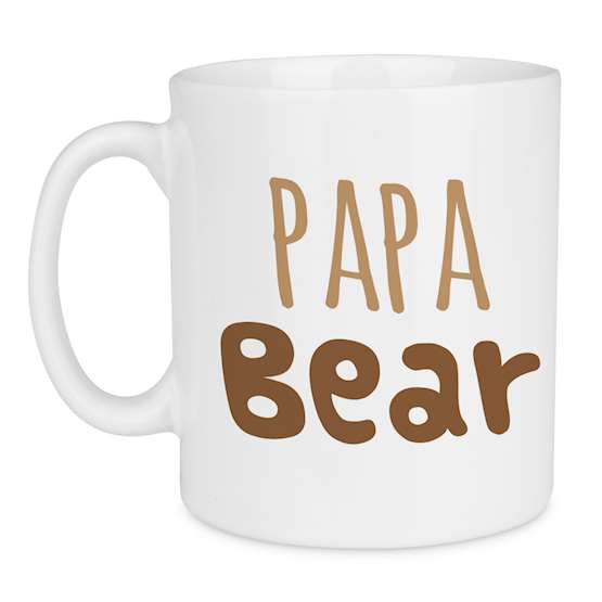 Big Papa Bear Large Farthers Day Mug