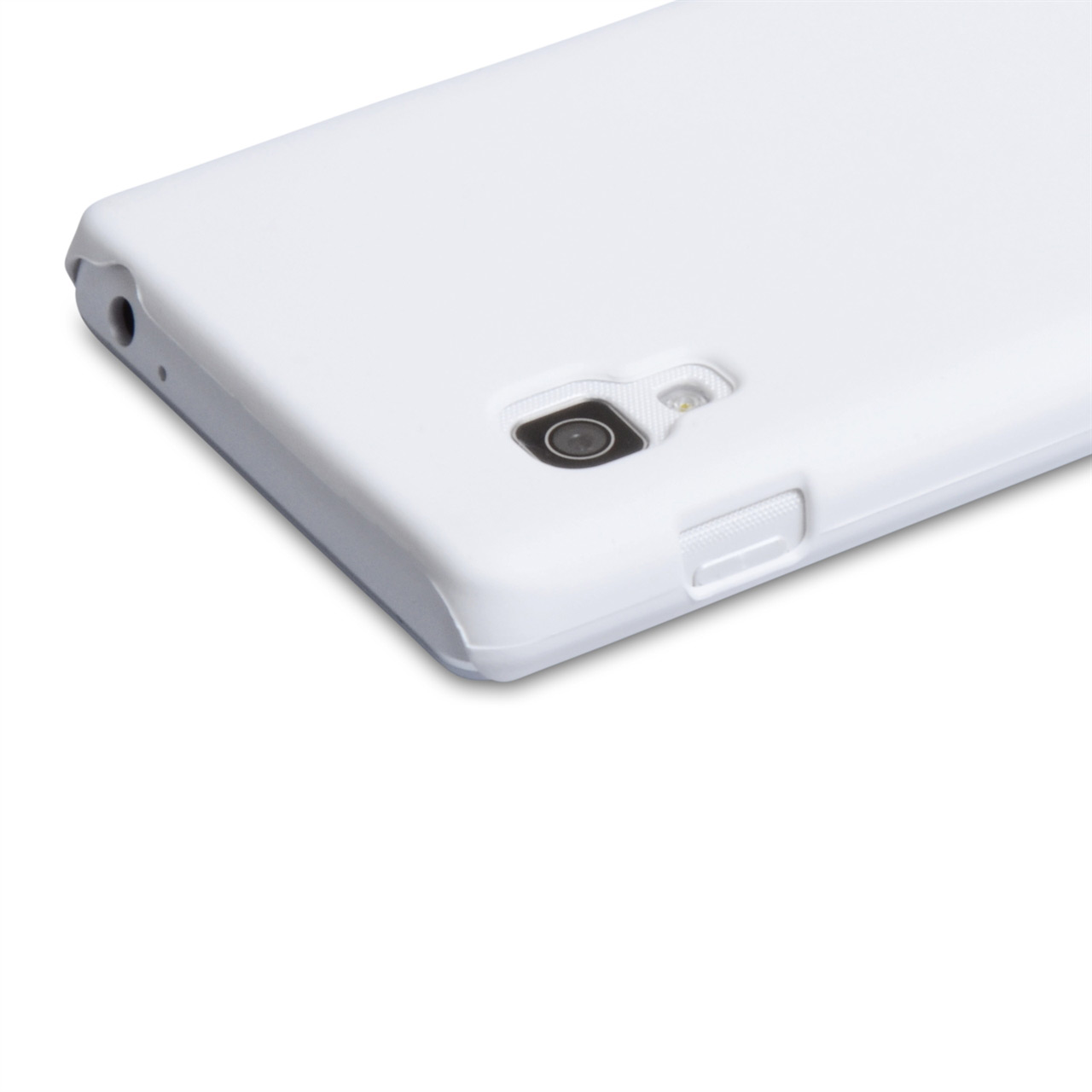YouSave Accessories LG Optimus L5 II White Hard Hybrid Case 