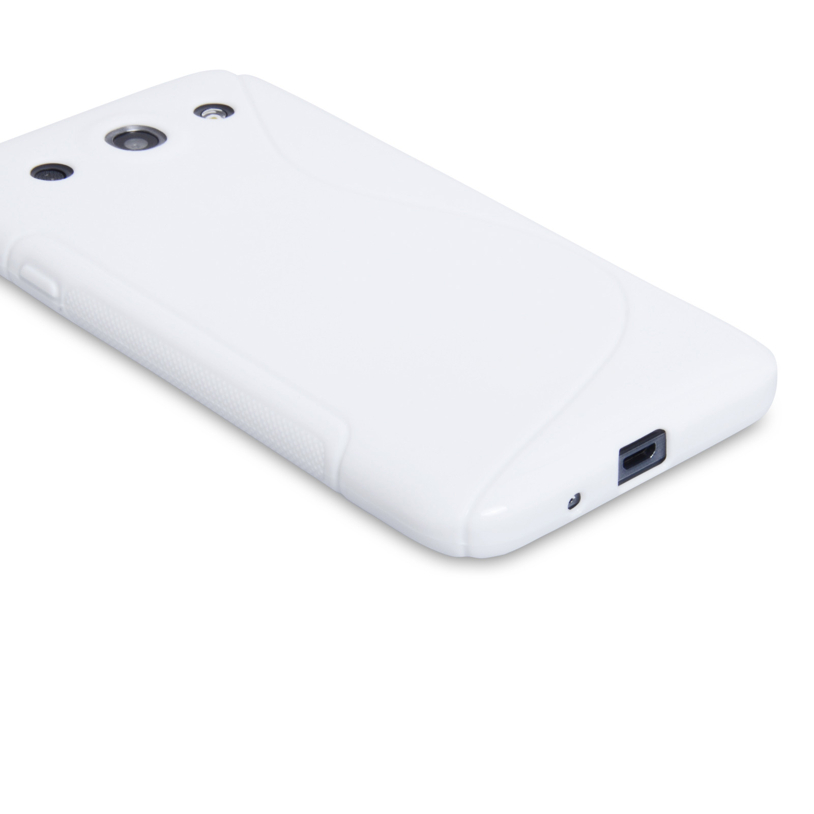 Caseflex LG G Pro S-Line Gel Case - White