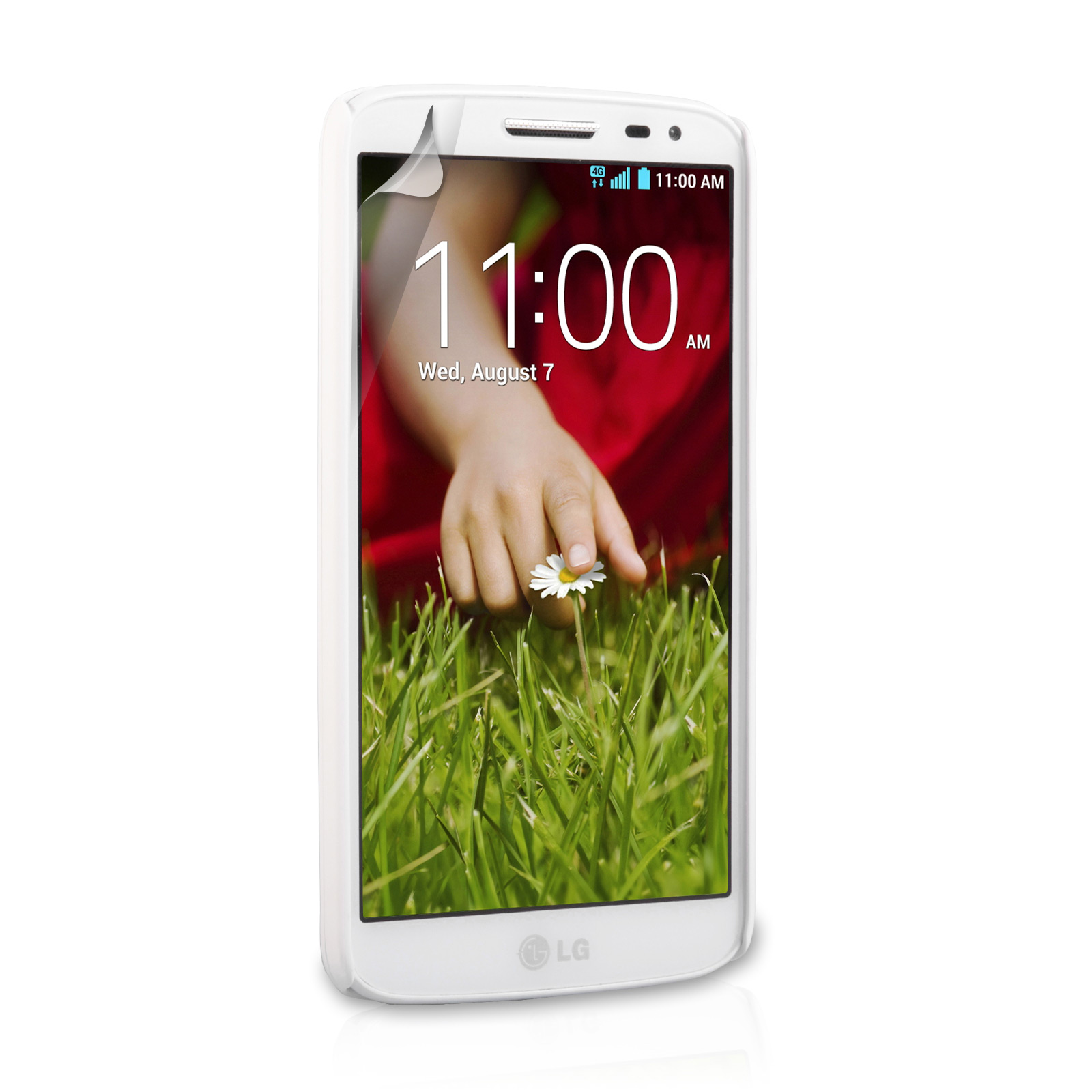 YouSave Accessories LG G2 Mini Hard Hybrid Case - White