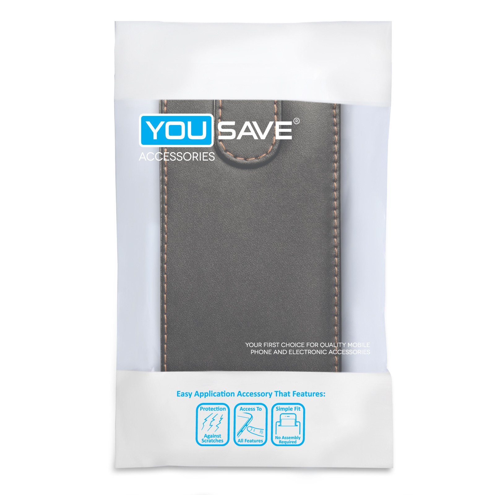 YouSave Accessories LG G2 Mini Leather-Effect Flip Case - Black