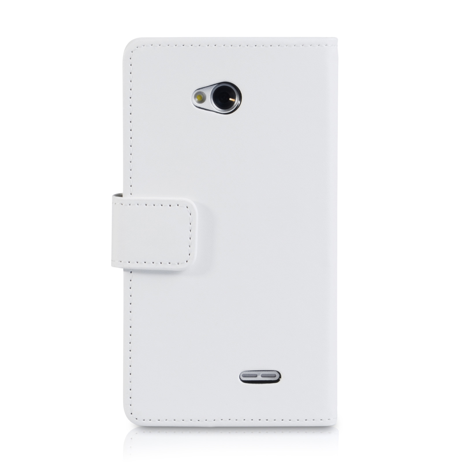 YouSave Accessories LG L90 Leather-Effect Wallet Case - White