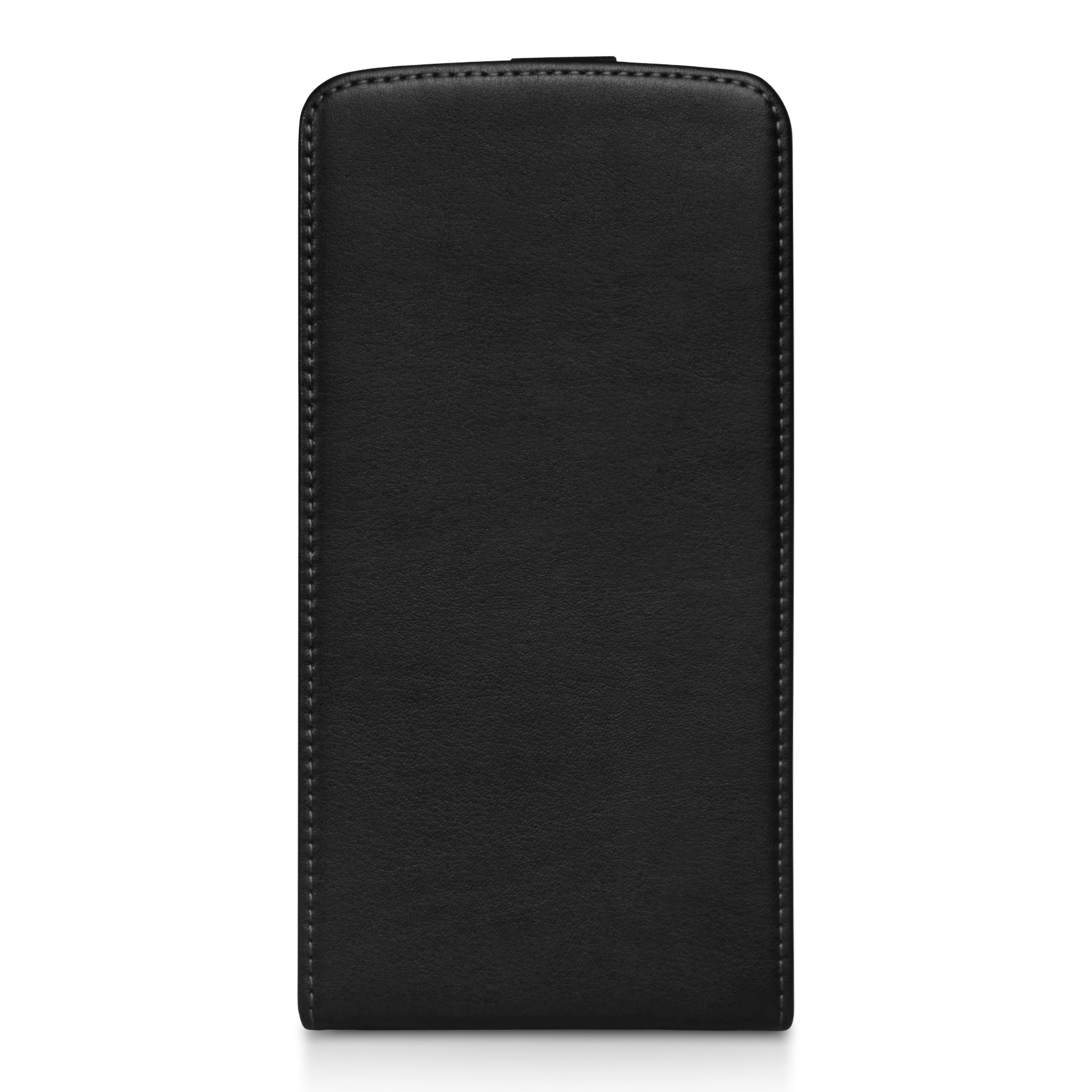 Caseflex LG G Pro 2 Real Leather Flip Case - Black