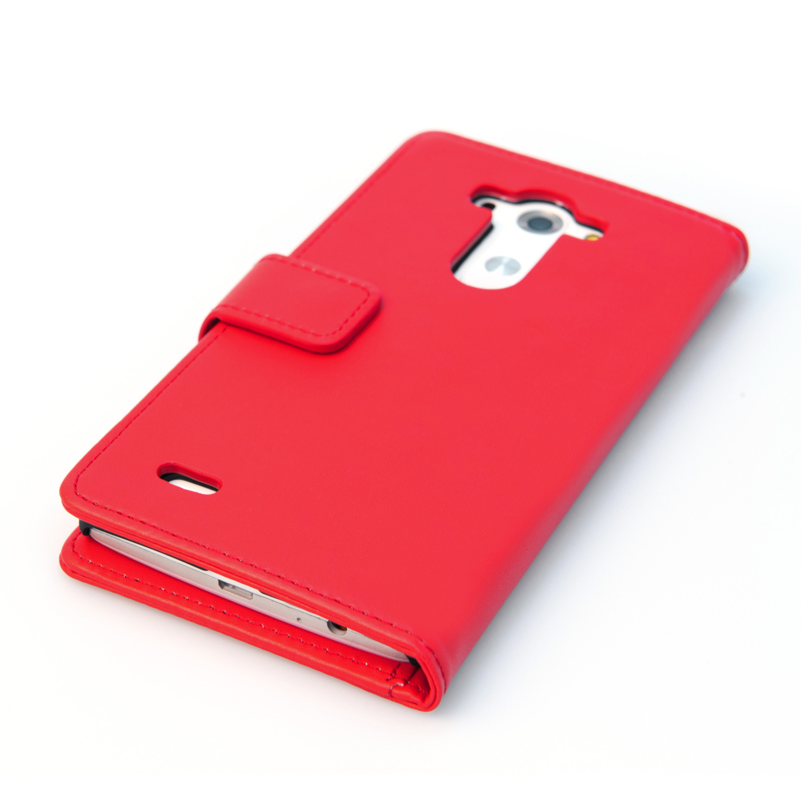 YouSave Accessories LG G3 Leather-Effect Wallet Case - Red