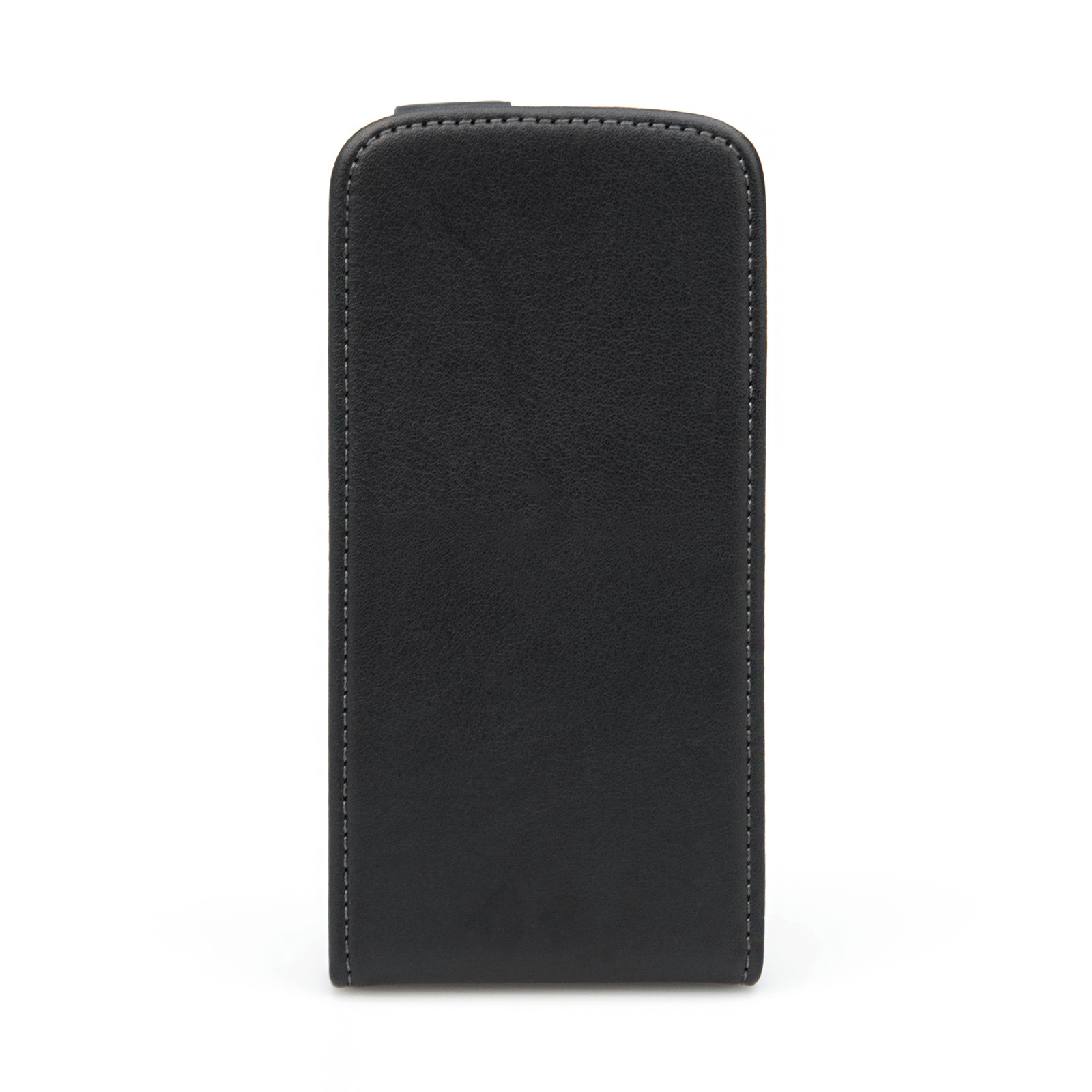 Caseflex Motorola Moto X Real Leather Flip Case - Black