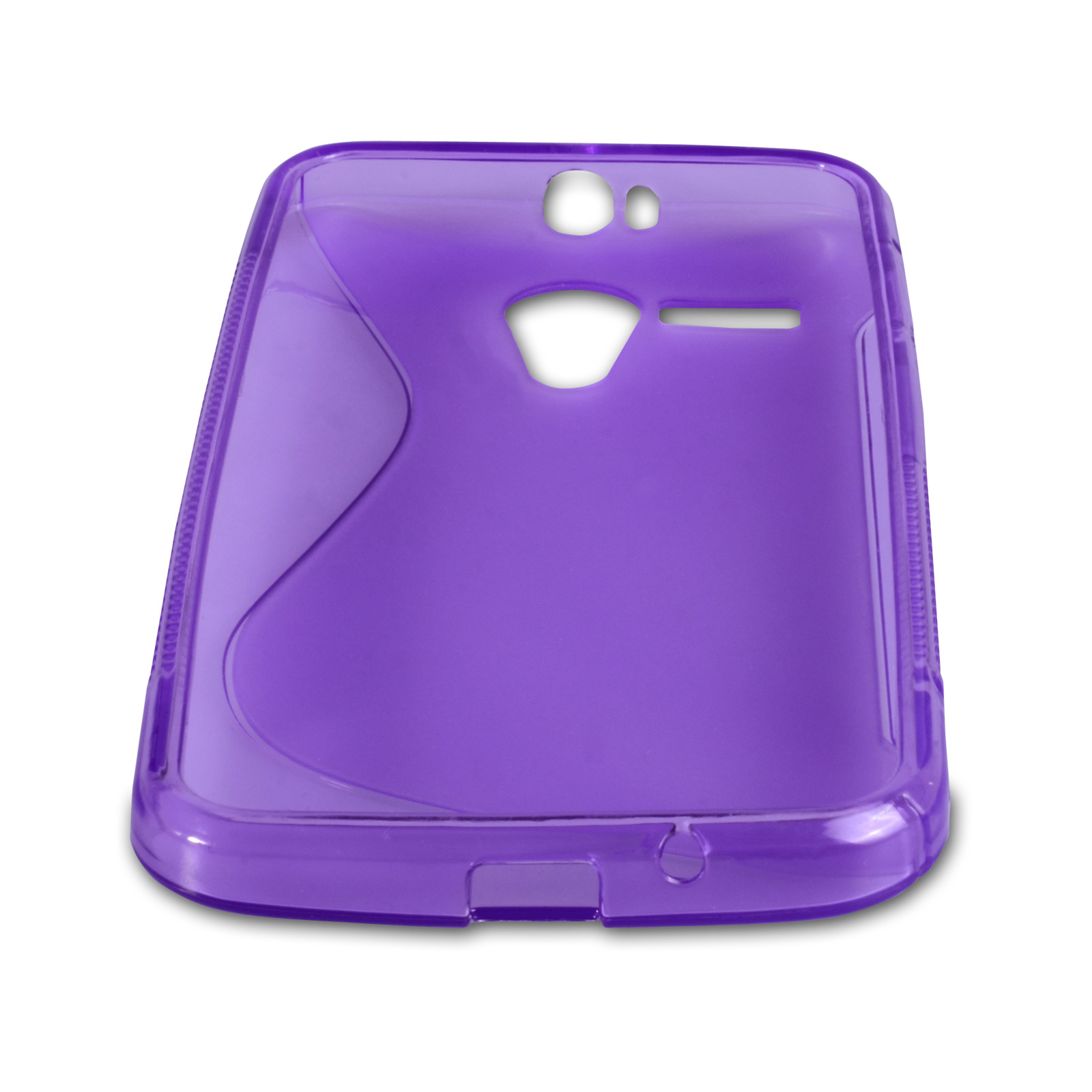 Caseflex Motorola Moto G Silicone Gel S-Line Case - Purple