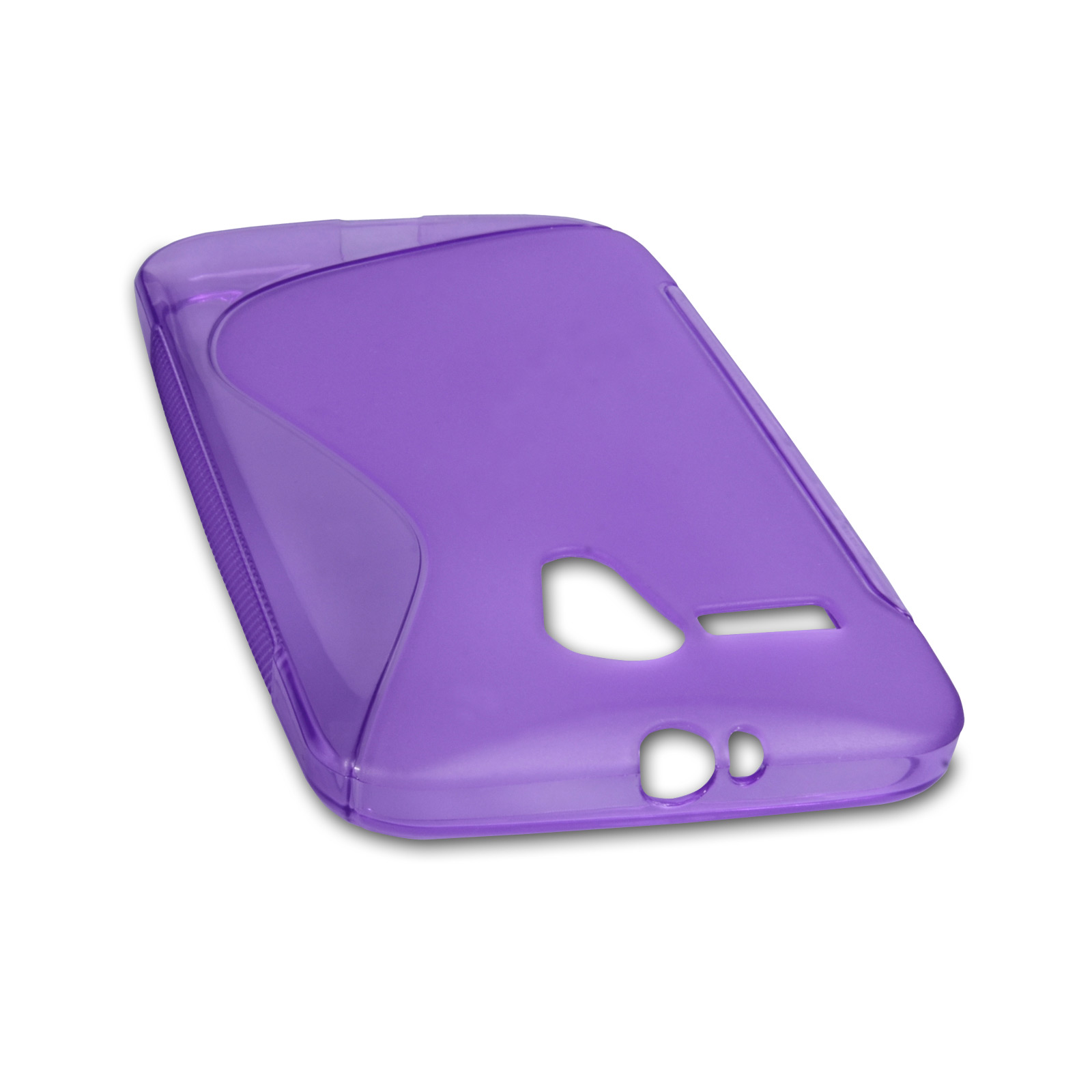 Caseflex Motorola Moto G Silicone Gel S-Line Case - Purple