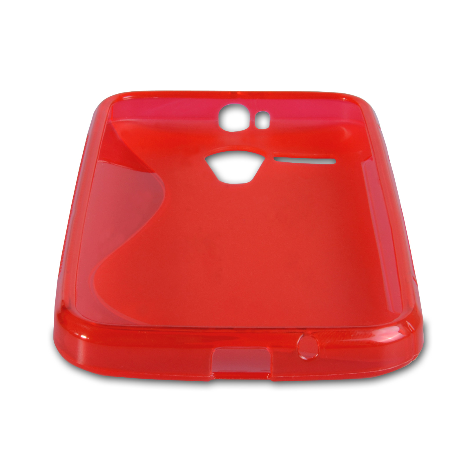 Caseflex Motorola Moto G Silicone Gel S-Line Case - Red
