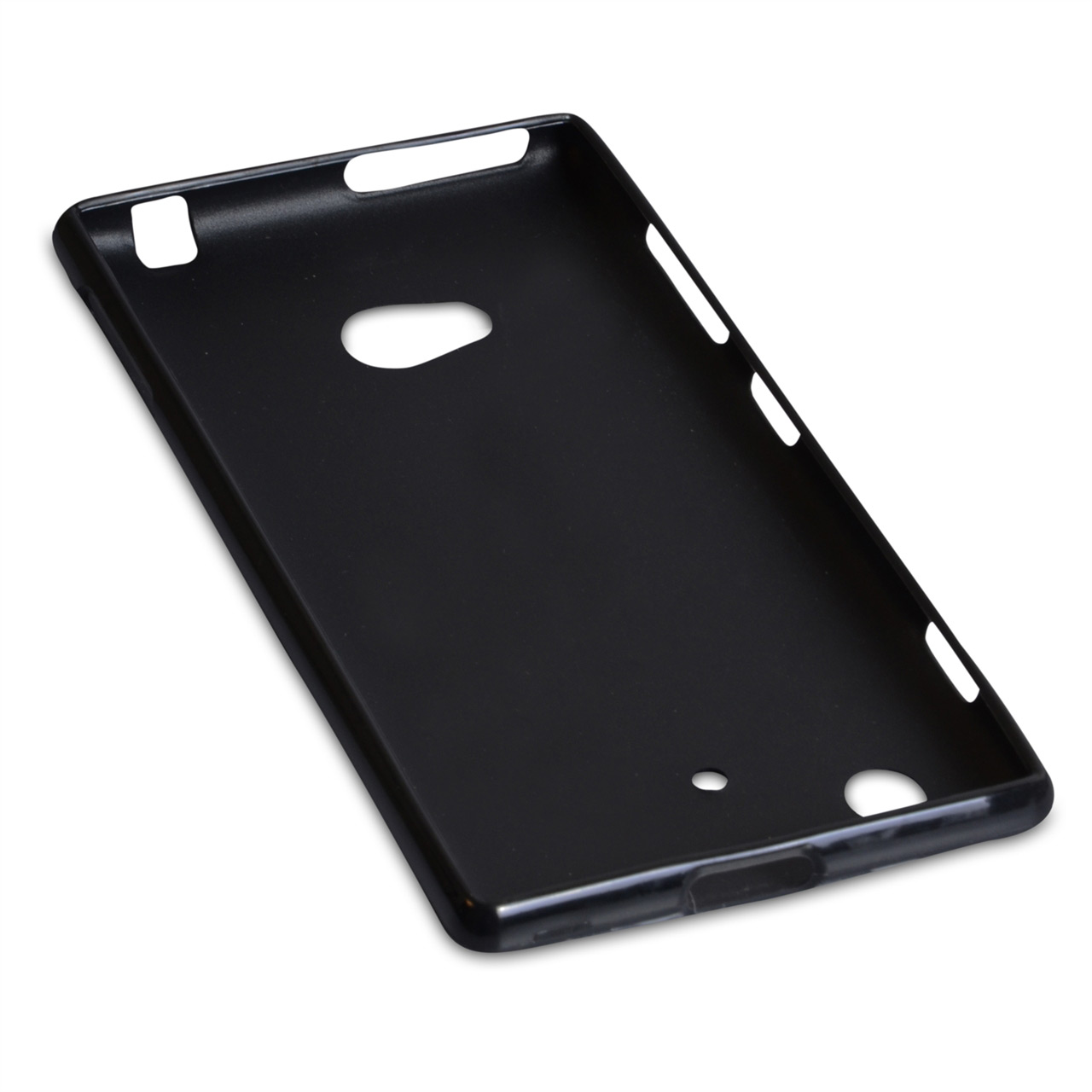 YouSave Accessories Nokia Lumia 720 Polka Dot Hard Case - Black