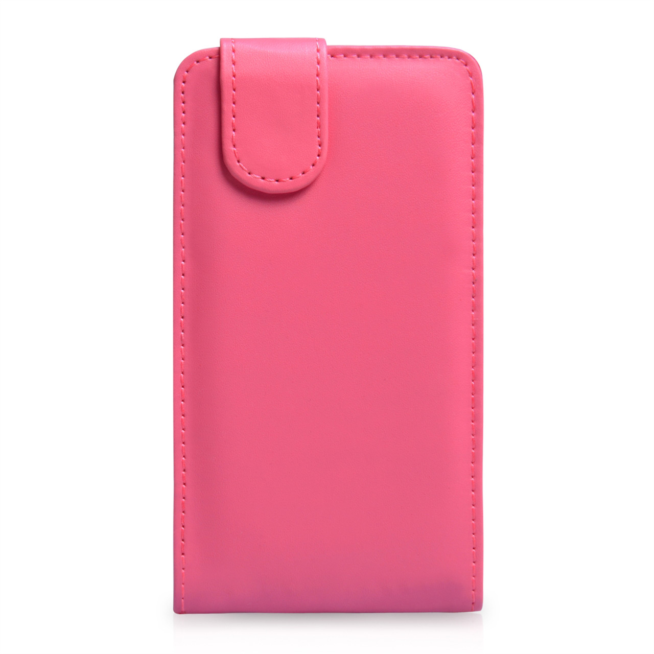 Nokia Lumia 925 Leather-Effect Flip Case - Hot Pink