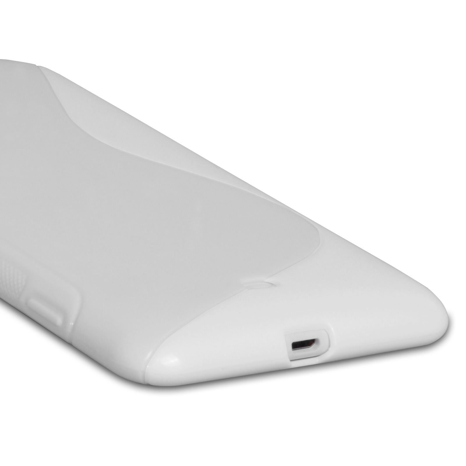 Caseflex Nokia Lumia 1320 Silicone Gel S-Line Case - White