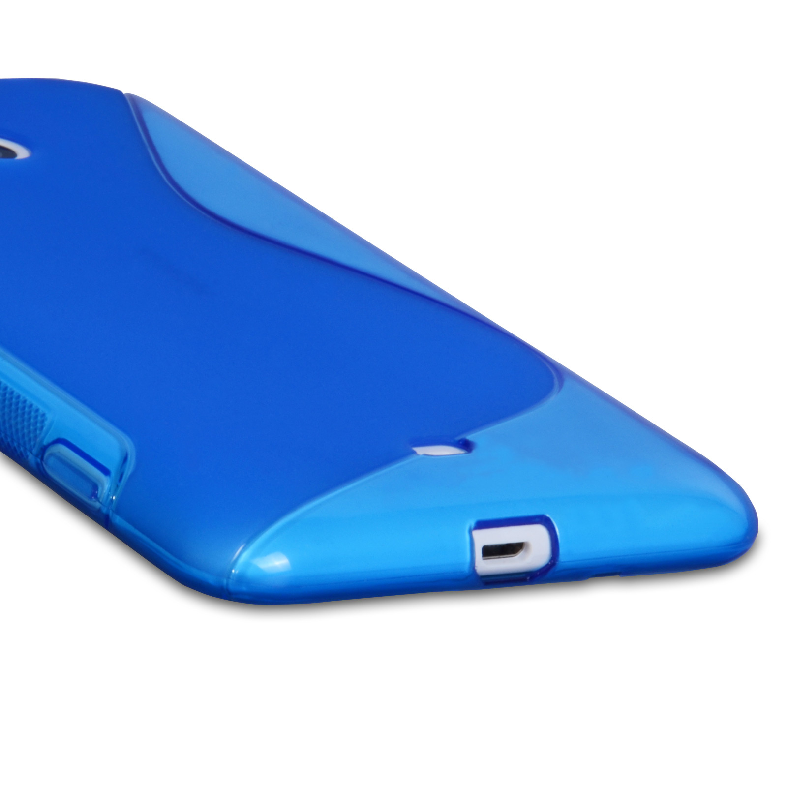 Caseflex Nokia Lumia 1320 Silicone Gel S-Line Case - Blue