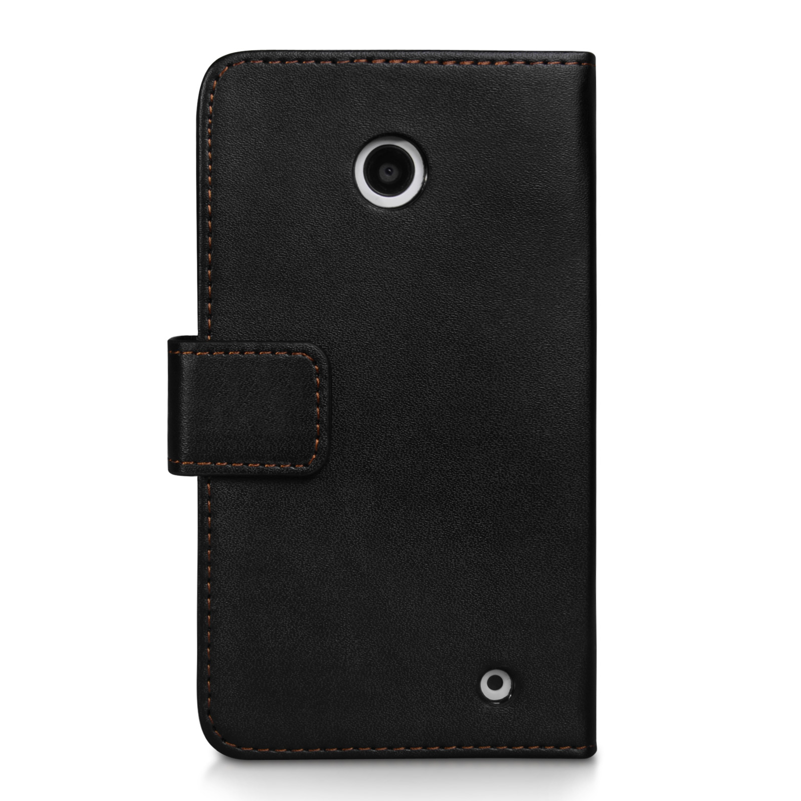 YouSave Accessories Nokia Lumia 630 Leather-Effect Wallet Case - Black