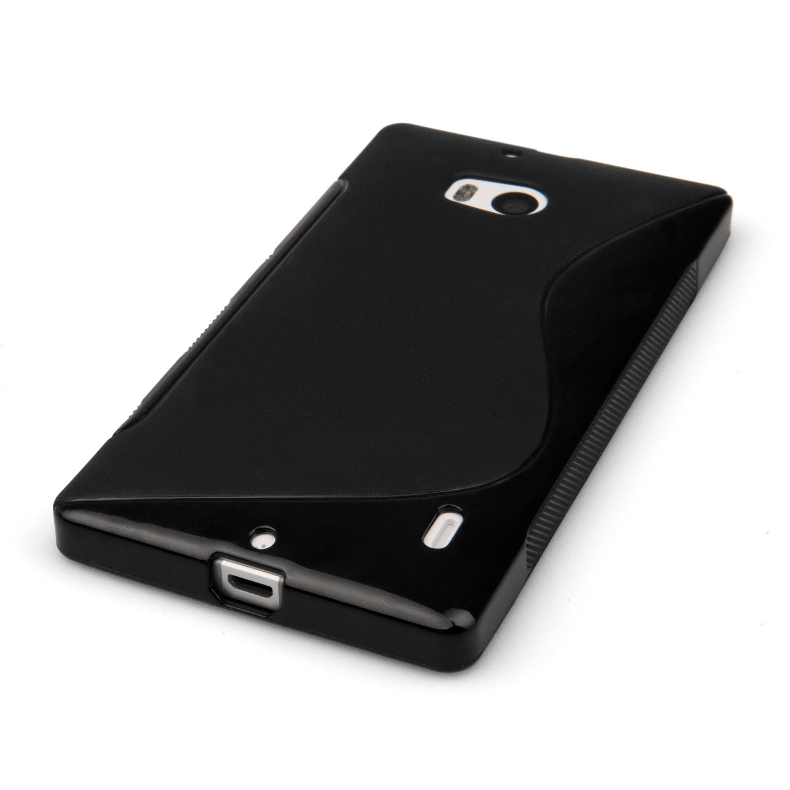 Caseflex Nokia Lumia 930 Silicone Gel S-Line Case - Black