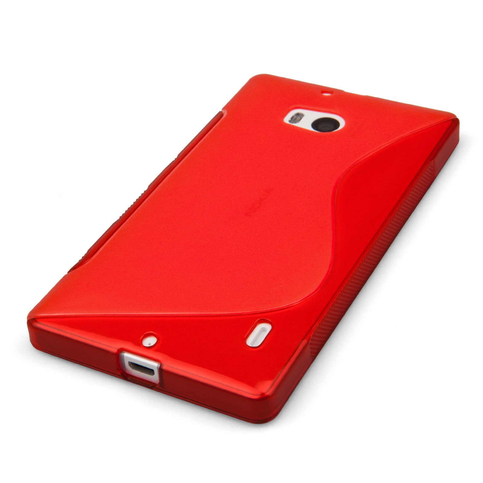 Caseflex Nokia Lumia 930 Silicone Gel S-Line Case - Red