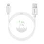 Powerfelx Apple 1m Lightning Cable - White
