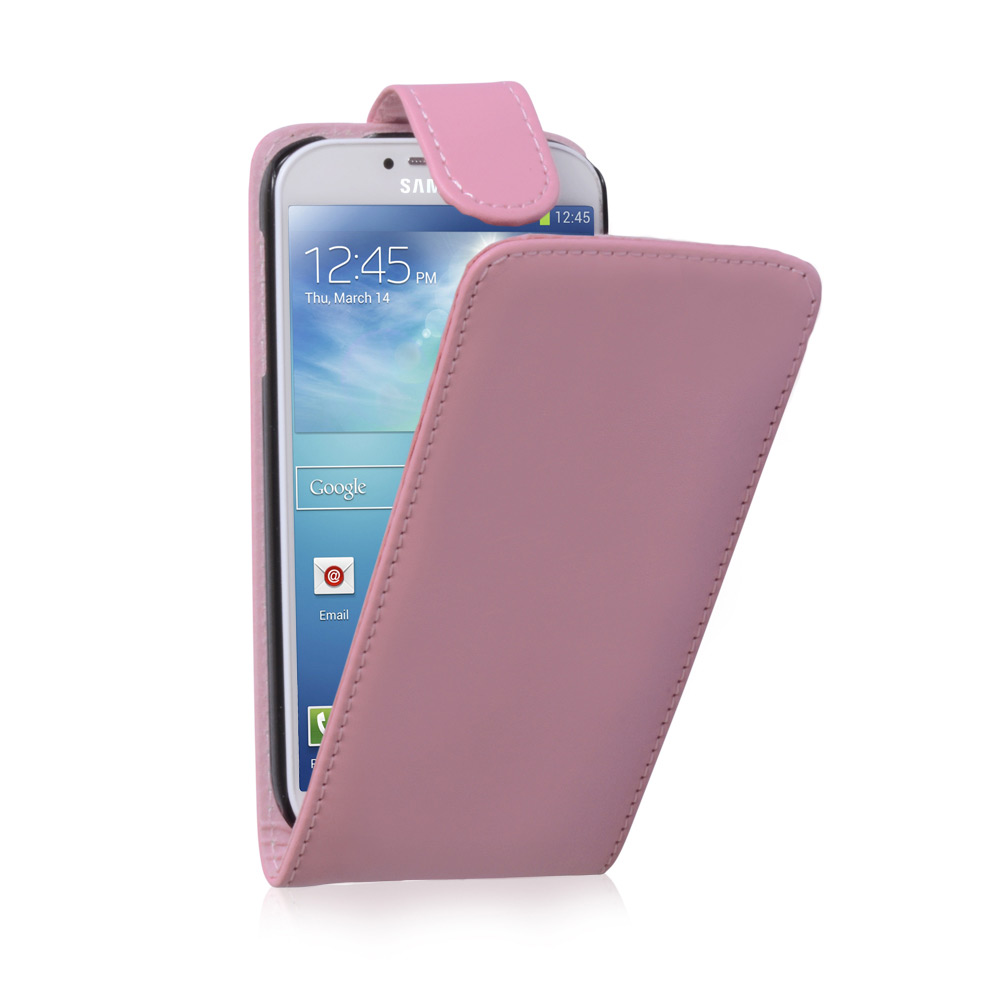 YouSave Samsung Galaxy S4 Leather Effect Flip Case - Baby Pink