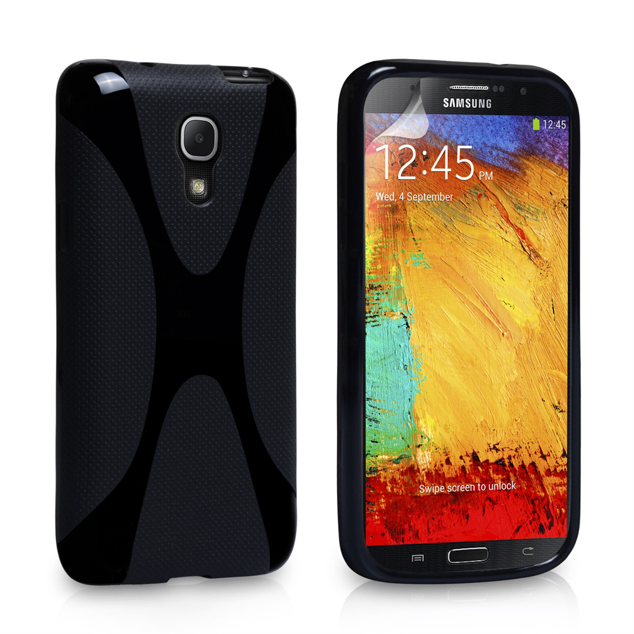 YouSave Accessories Samsung Galaxy Note 3 X-Line Gel Case - Black 