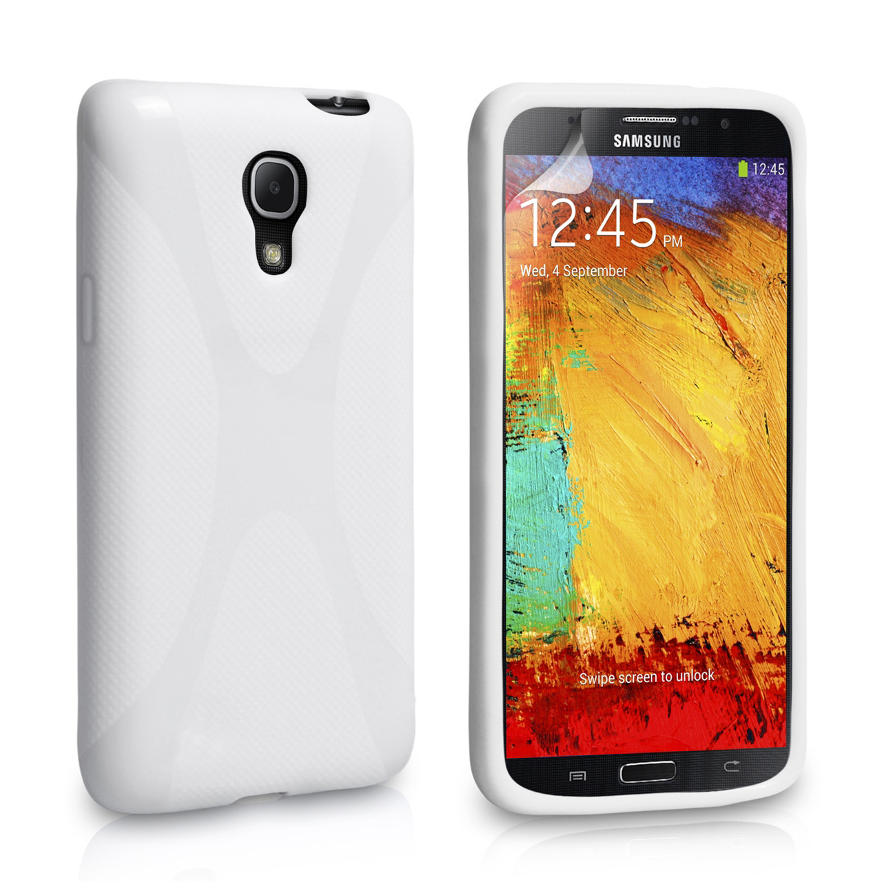 YouSave Accessories Samsung Galaxy Note 3 X-Line Gel Case - White