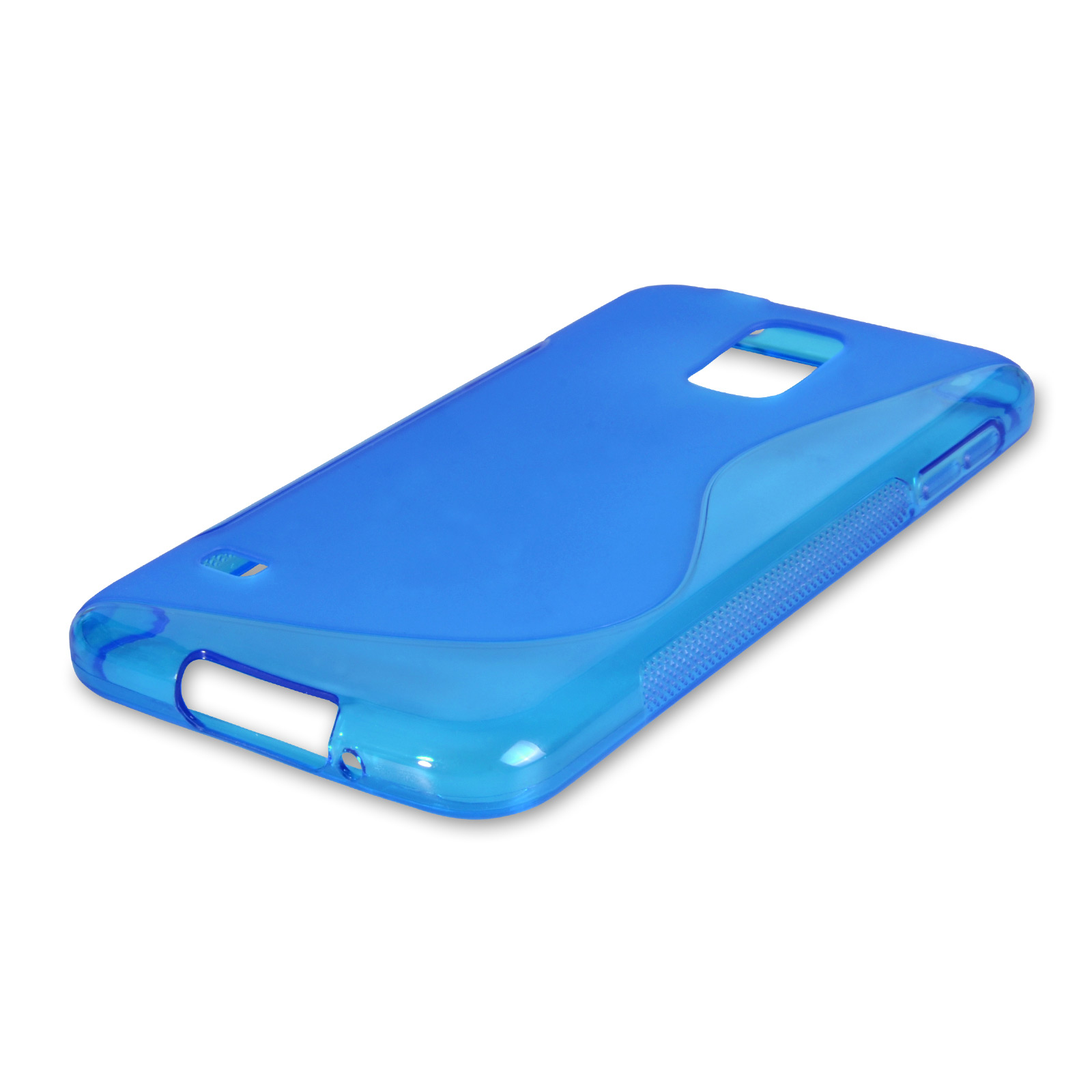 Caseflex Samsung Galaxy S5 Silicone Gel S-Line Case - Blue