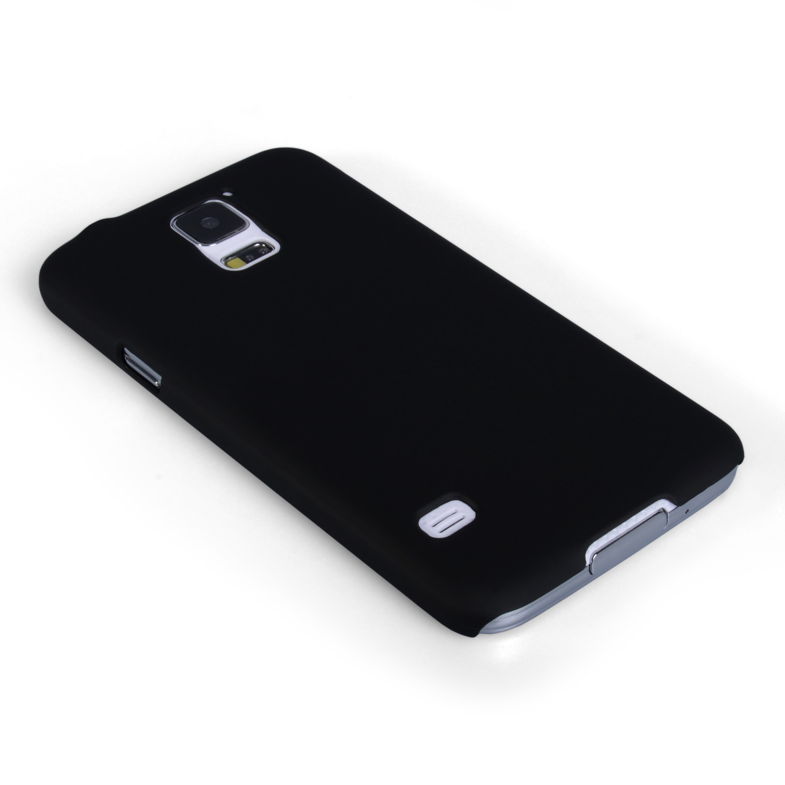 YouSave Accessories Samsung Galaxy S5 Hard Hybrid Case - Black