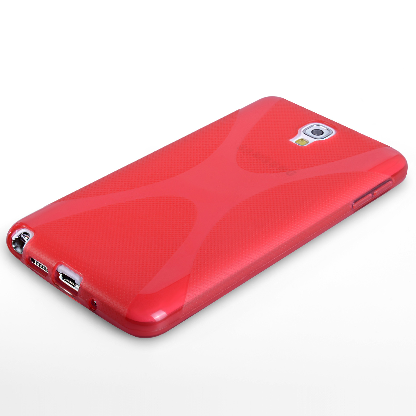 YouSave Samsung Galaxy Note 3 Neo Silicone Gel X-Line Case - Red