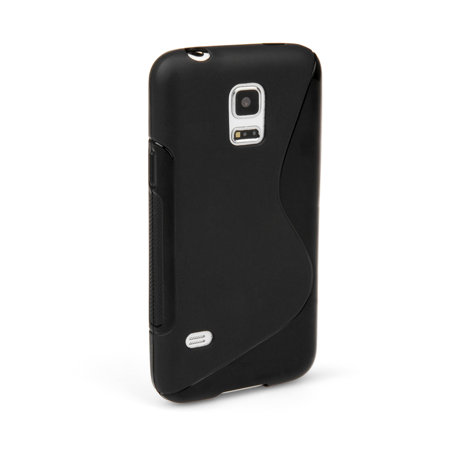Caseflex Samsung Galaxy S5 Mini Silicone Gel S-Line Case - Black