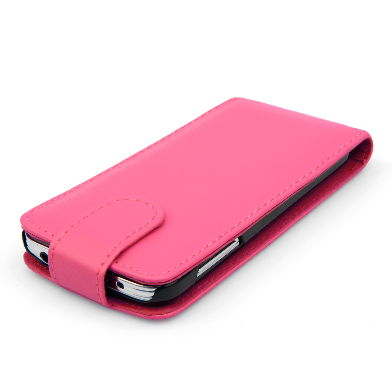 YouSave Samsung Galaxy S5 Mini Leather-Effect Flip Case - Hot Pink