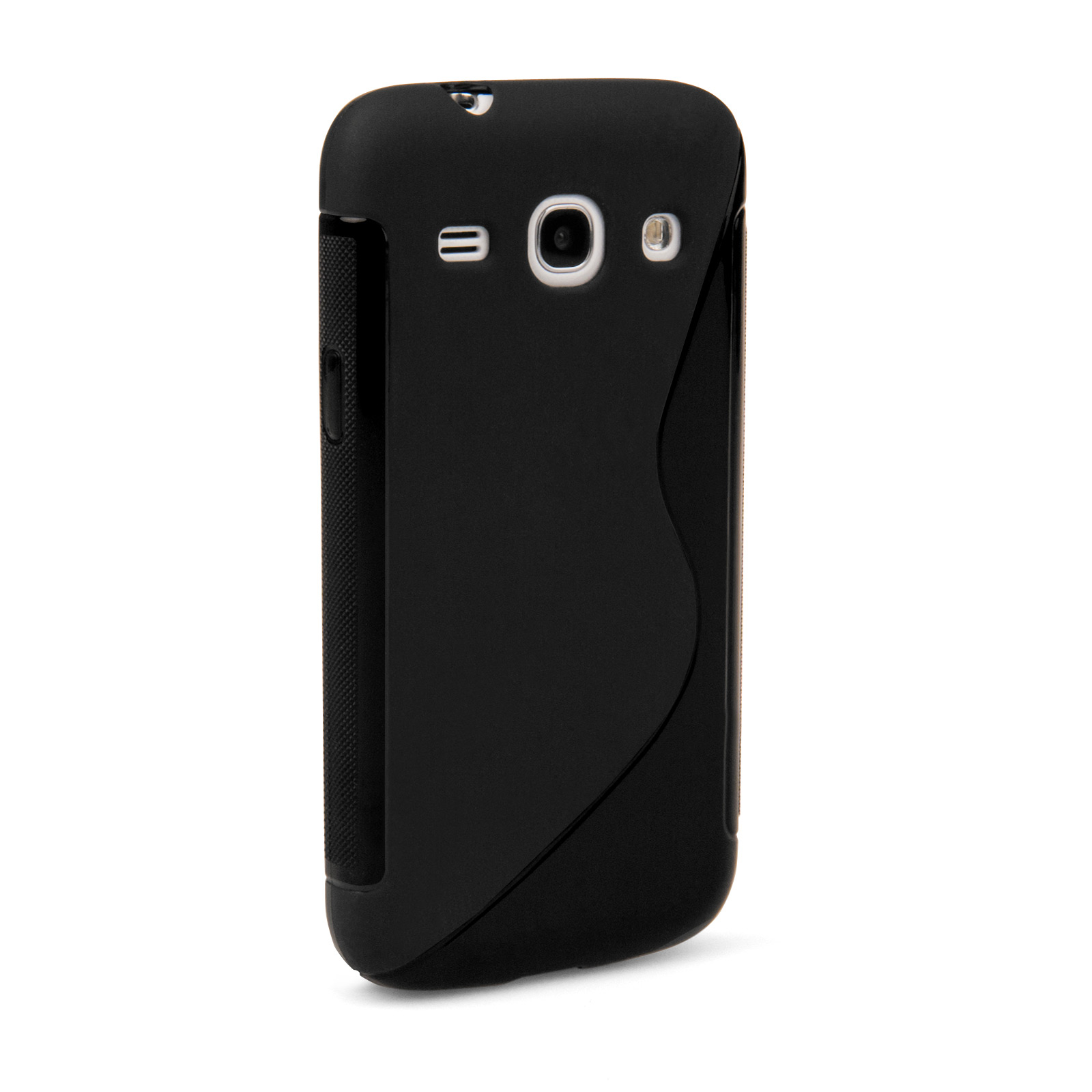 Caseflex Samsung Galaxy Core Plus Silicone Gel S-Line Case - Black