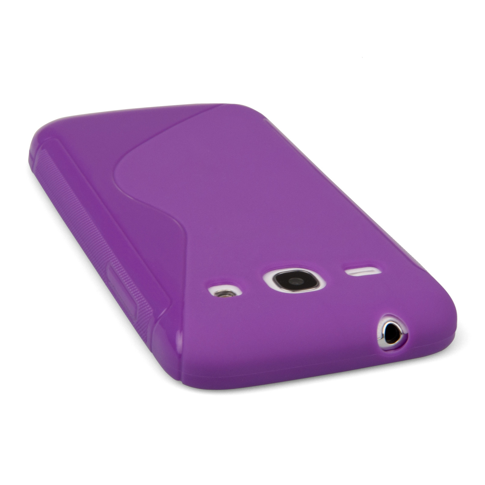 Caseflex Samsung Galaxy Core Plus Silicone Gel S-Line Case - Purple
