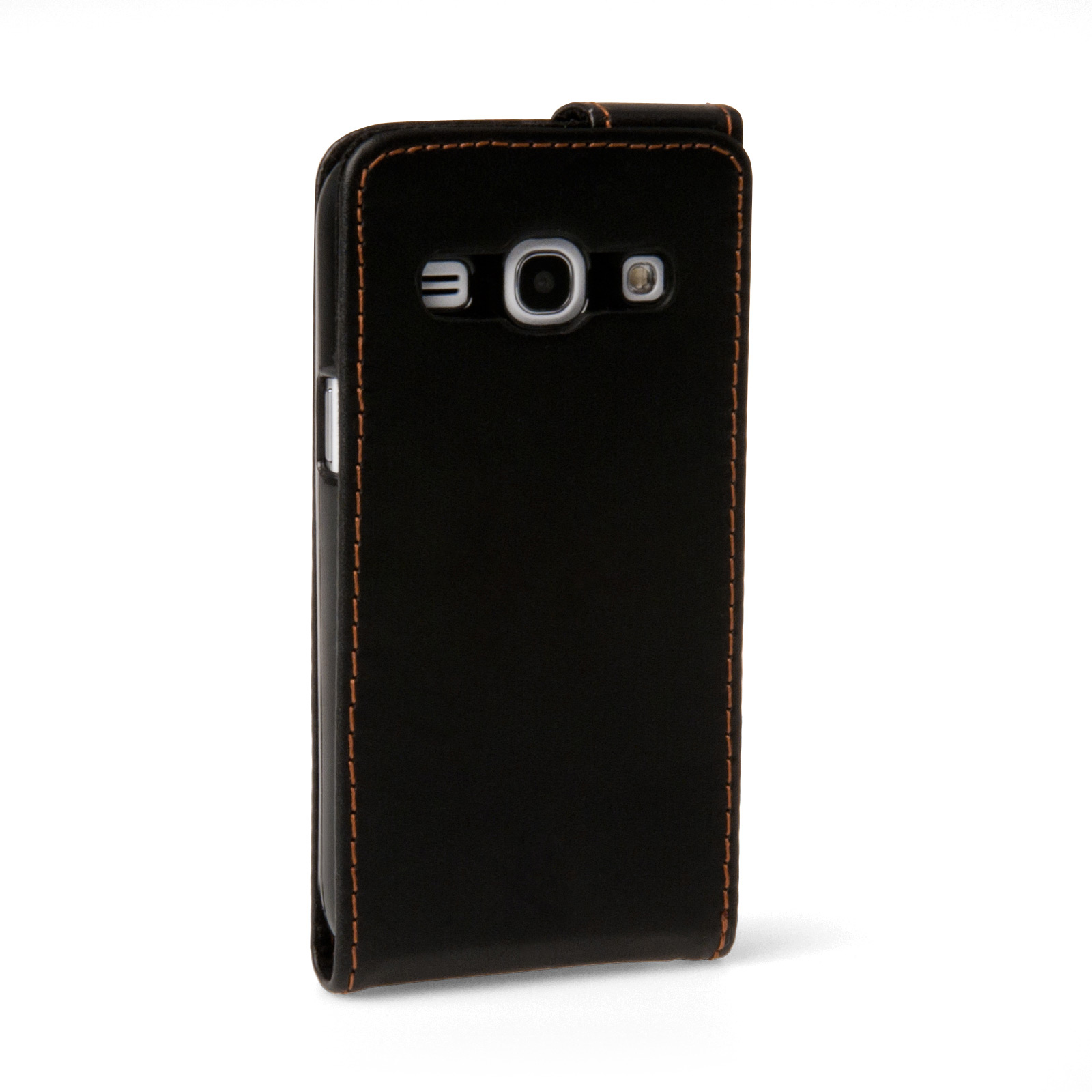 YouSave Samsung Galaxy Core Plus Leather-Effect Flip Case - Black