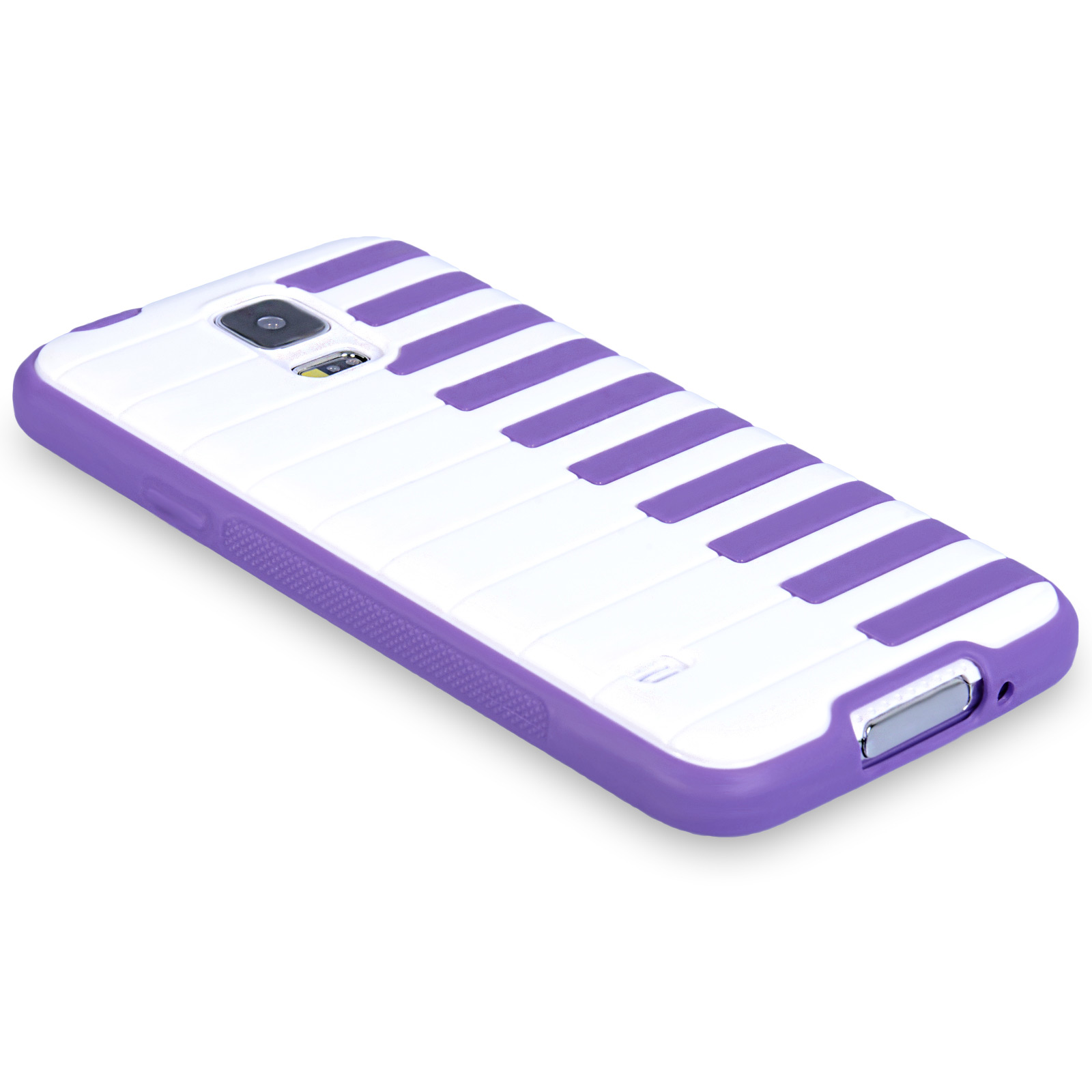 YouSave Accessories Samsung Galaxy S5 Piano Gel Case - Purple