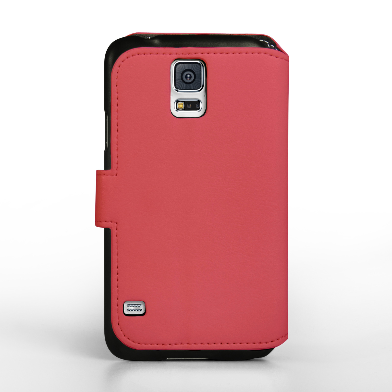 YouSave Accessories Samsung Galaxy S5 PU Wallet Stand Case – Hot Pink