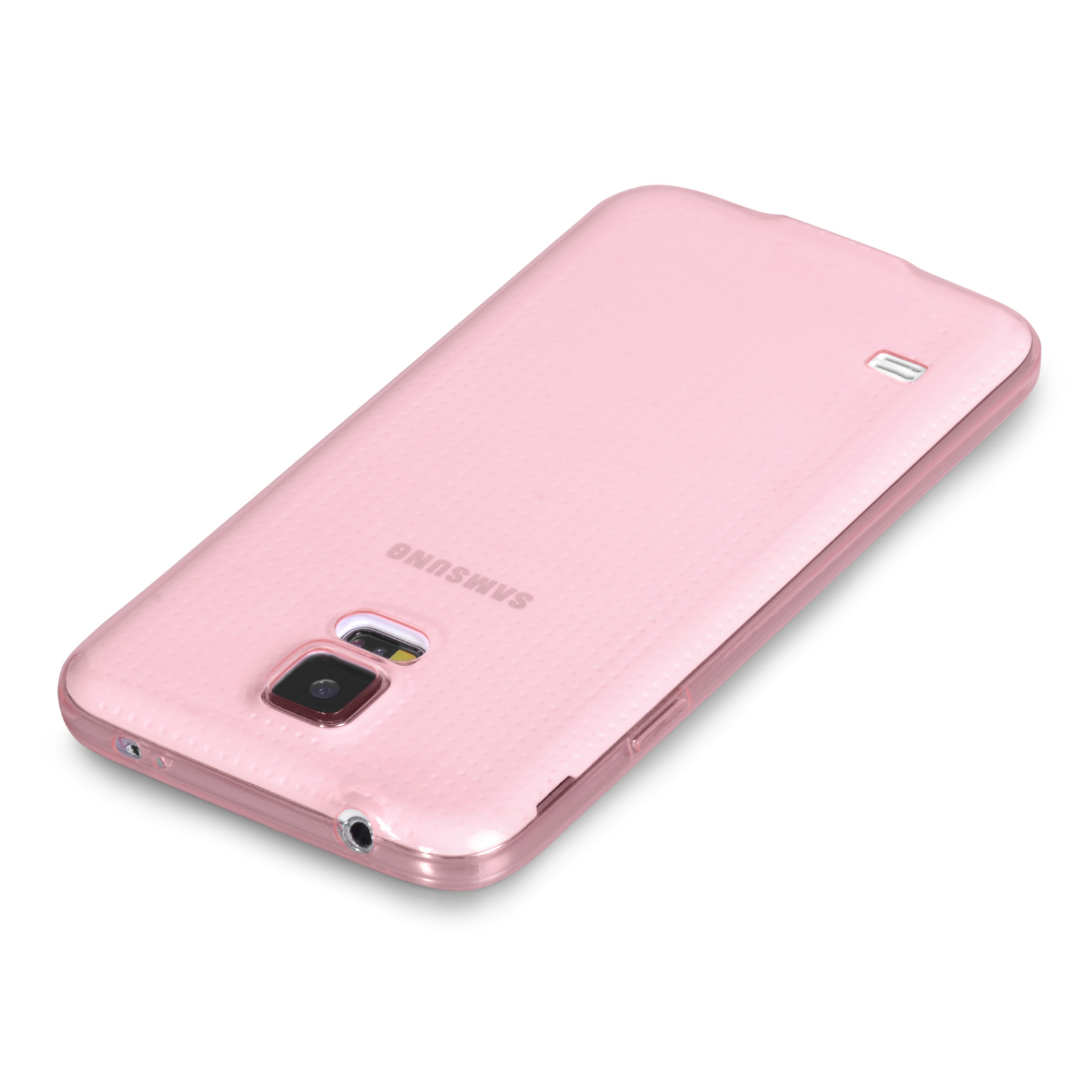 YouSave Accessories Samsung Galaxy S5 0.6mm Clear Gel Case - Pink