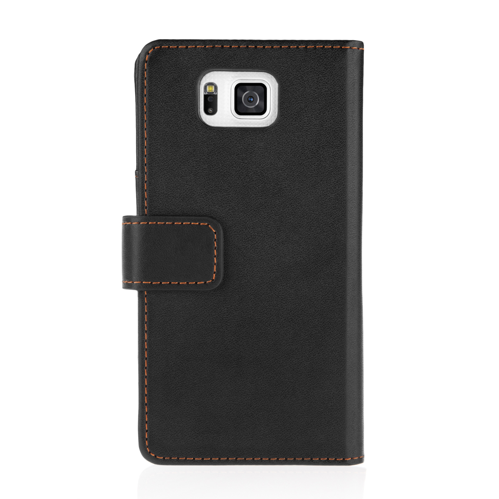 YouSave Samsung Galaxy Alpha Leather-Effect Wallet Case - Black