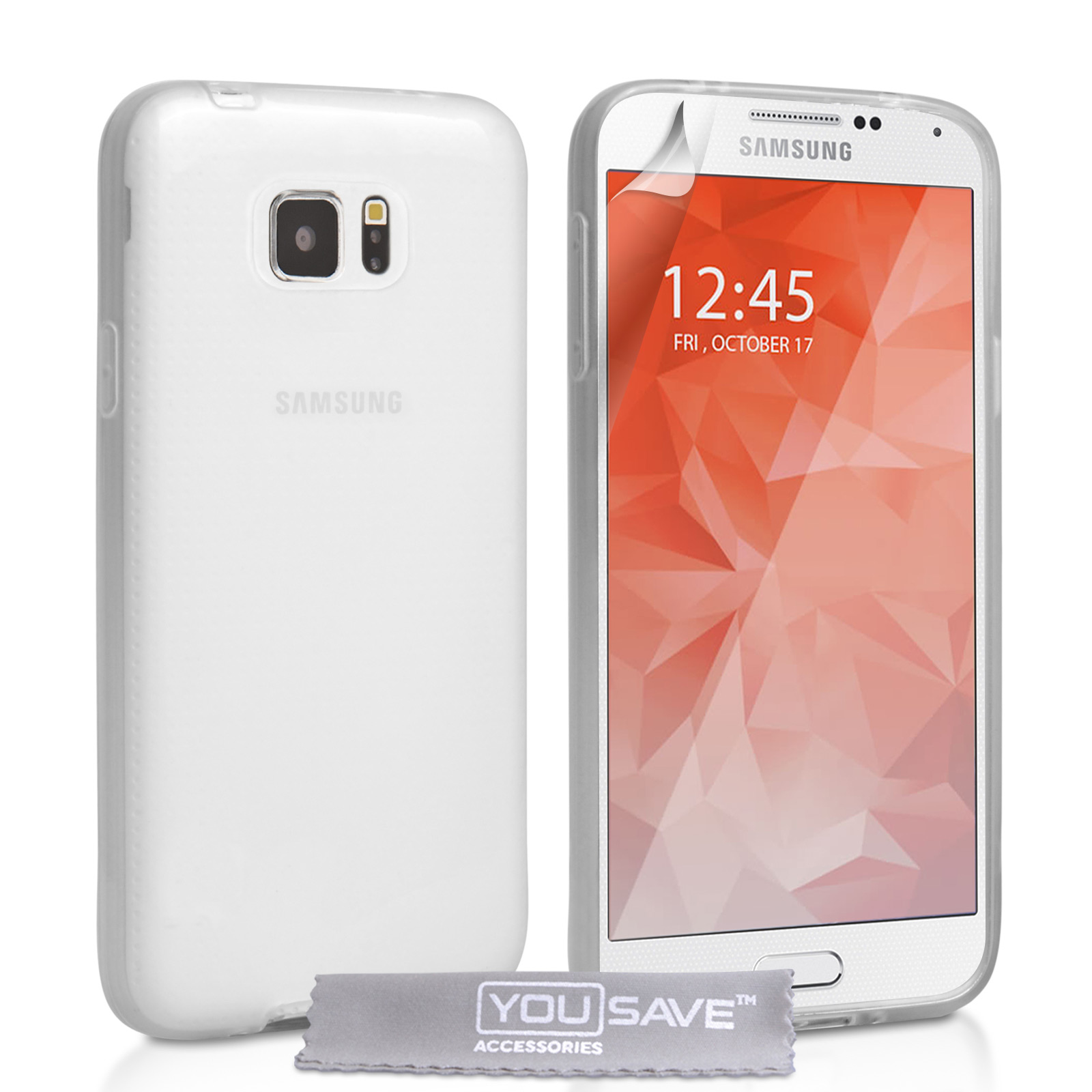 YouSave Accessories Samsung Galaxy S6 Silicone Gel Case - Clear