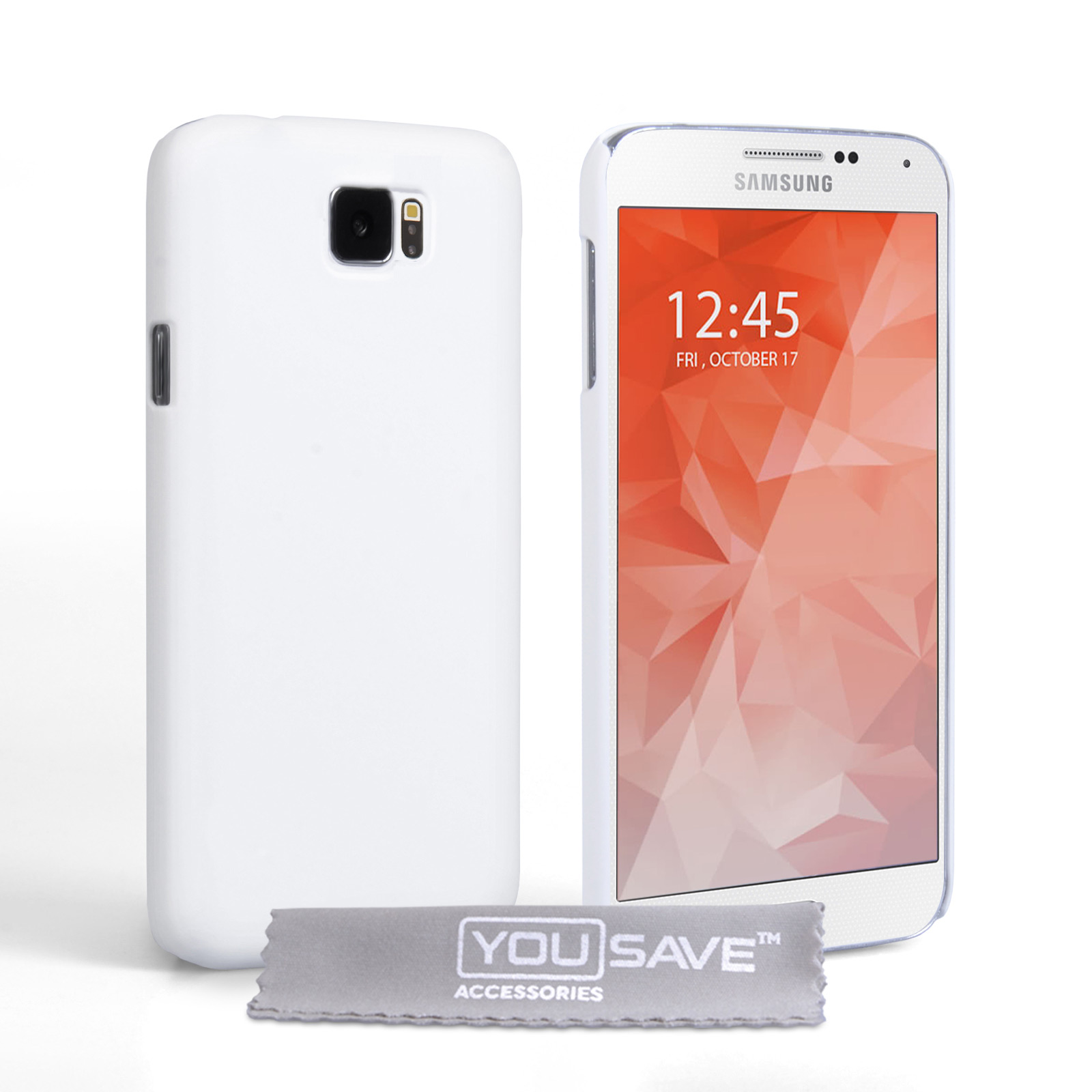 YouSave Accessories Samsung Galaxy S6 Hard Hybrid Case - White
